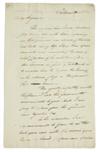 STEUBEN, FRIEDRICH WILHELM VON. Letter Signed, Steuben Maj: Genl, to Brigadier General George Weedon,